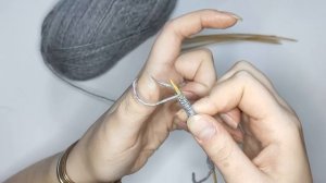 Наборный край для вязания носков на 5 спицах.