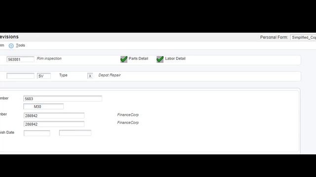 Viewing Simplified Work Order Detail and Associated Parts and Labor While Copying a Work Order смотреть онлайн