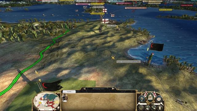 Генуэзская Республика Empire Total War mod Pirates Uber Alles ч.11 смотреть онлайн