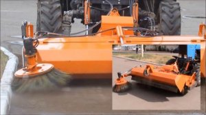 Щетка с бункером передняя совковая ЩФС 2.0 на МТЗ 82