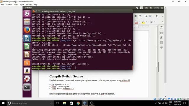 How to Install Python 2.7.12 on Ubuntu & LinuxMint смотреть онлайн