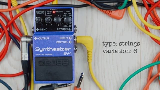 Boss SY-1 Synthesizer - all 121 sounds in one video смотреть онлайн