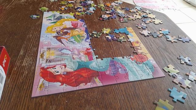 Kate Puzzle Slow motion Disney Princess Trefl Puzzle смотреть онлайн