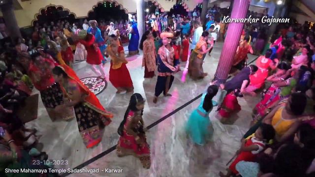 Shree Mahamaya Temple Sadashivgad Navratri Utsav 2023 | Garba Dance Performance | Namma Karwar смотреть онлайн