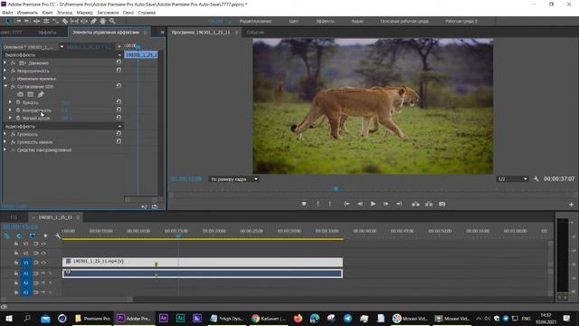 Эффект согласование SDR Premiere Pro смотреть онлайн