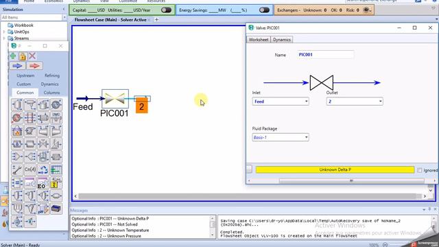Aspen Hysys Valve - Vanne смотреть онлайн