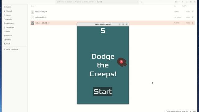 My first Godot game смотреть онлайн