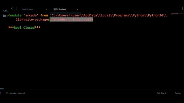 2D game window by arcade module смотреть онлайн