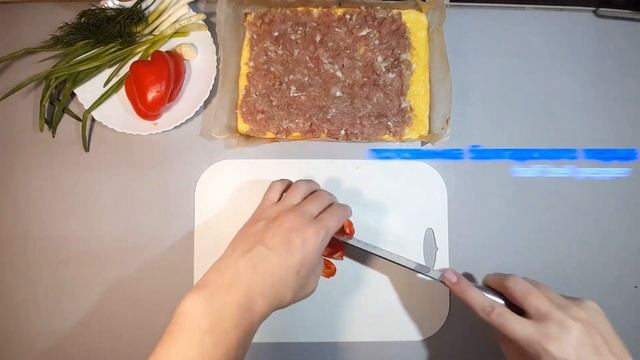 Сырный рулет с мясным фаршем. Cheese roll with minced meat. Готовить Просто #68 смотреть онлайн