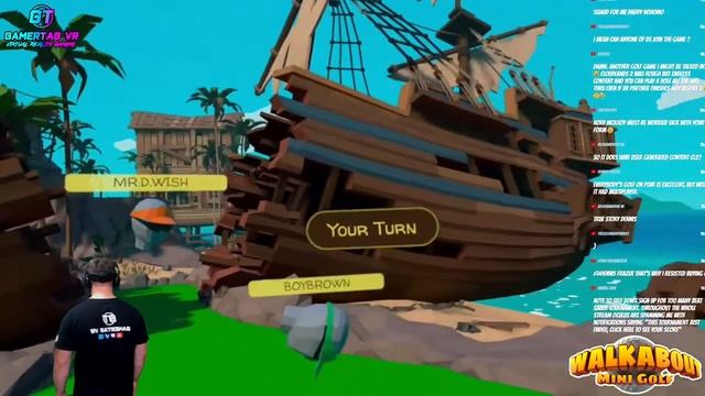 WALKABOUT Mini Golf VR Livestream on Oculus Quest смотреть онлайн