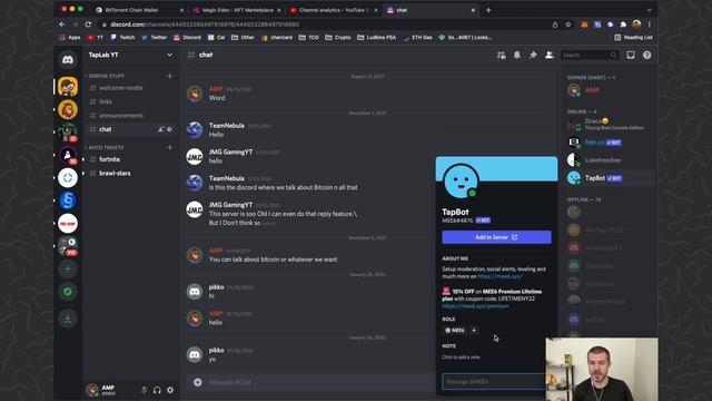 How to Add Bots Role on Discord смотреть онлайн