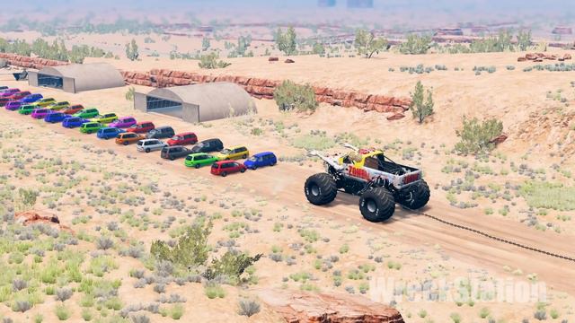 Monster Truck Crashes #27 - Beamng Drive
