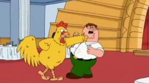 Family Guy- Second Chicken Fight (Peter Griffin vs. Ernie The Giant Chicken)
