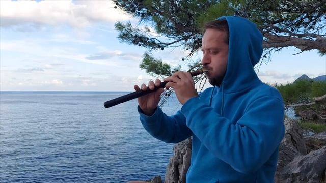 Armenian duduk tutorials. Playing duduk at sea смотреть онлайн