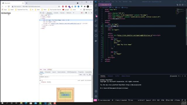 3- Vue Instance & Data смотреть онлайн