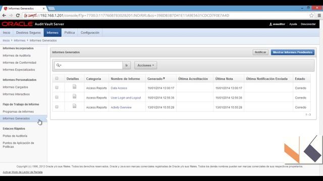 Oracle Audit Vault and DatabaseFirewall - Escenario 3 смотреть онлайн