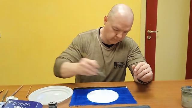 Рисуем ночной пейзаж с танцующей девочкой смотреть онлайн