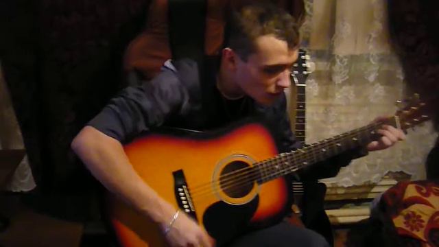 Королева снежная на гитаре смотреть онлайн