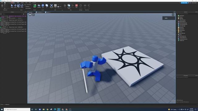 Roblox Sword Combat Tutorial Part 1 смотреть онлайн