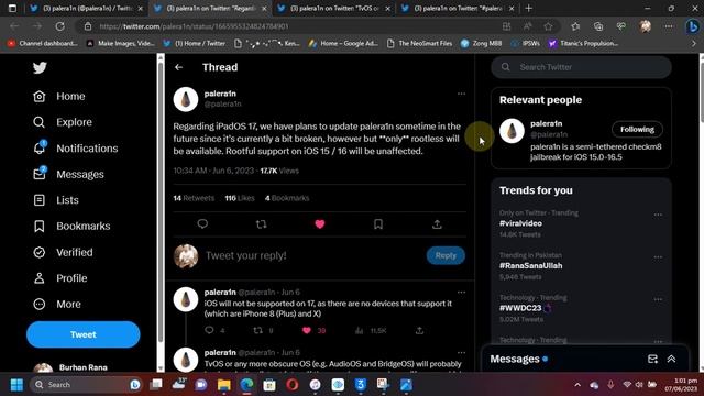 Status Of Palera1n Jailbreak IOS 17/iPadOS17 + Checkra1n IOS 17/iPadOS 17 Updates & Changes | 2023