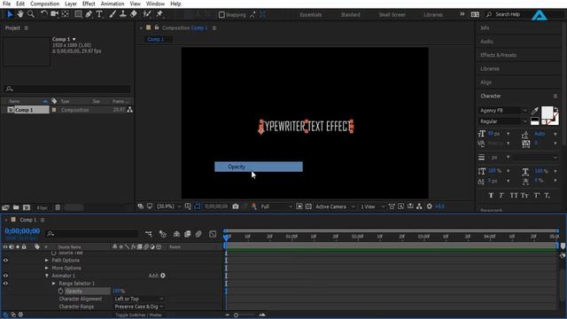 Simple & Quickest Way To Do Typewriter Text Effect - After Effects (No Expressions Needed) смотреть онлайн