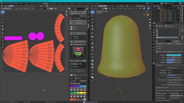 Blender - Color ID Map: Bell(TIMELAPSE) смотреть онлайн