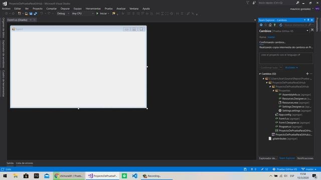 como Subir PROYECTO de VISUAL STUDIO a GITHUB FUNCIONA 2020?⚠ смотреть онлайн