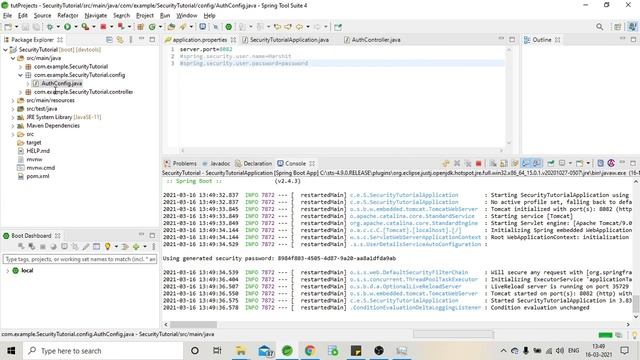 basic authentication in spring boot part1 in Hindi смотреть онлайн