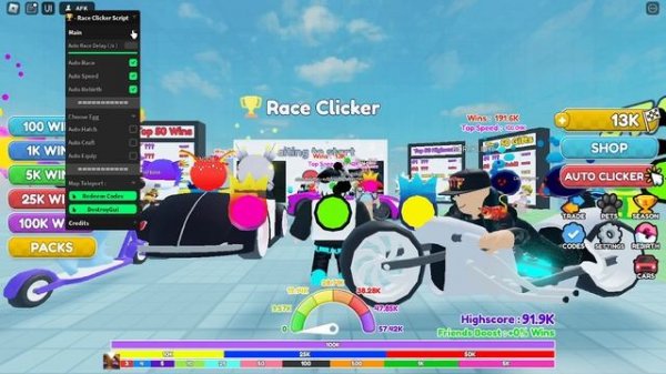 Roblox Race Clicker Script (PASTEPİN)