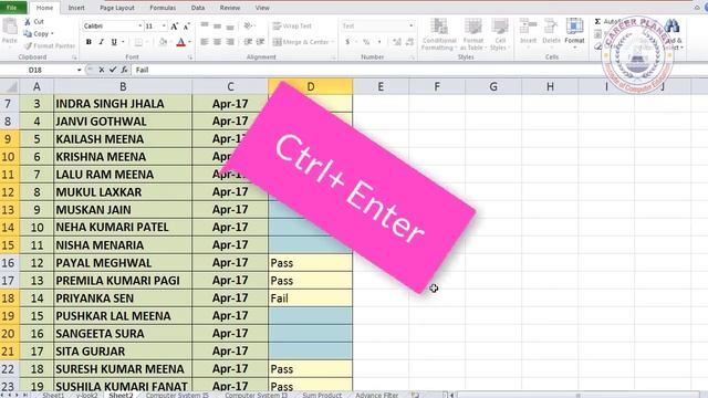 Excel Shortcuts-Ctrl Enter for Accountants Part-2 (Hindi)|Learn MS Excel Tricks and Shortcuts смотреть онлайн
