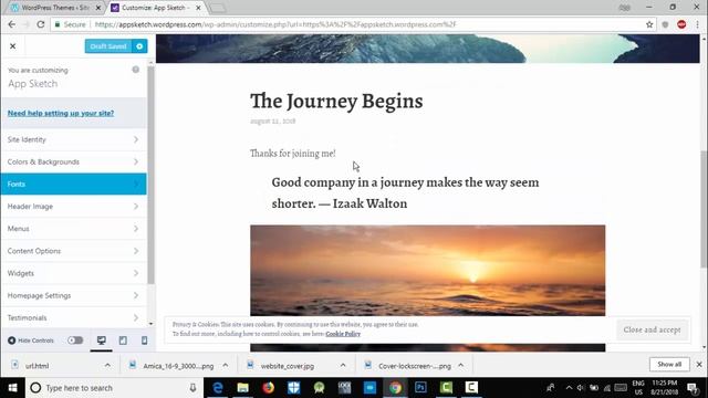 Wordpress development-9 | How to add Front Background Image | Full Course | смотреть онлайн