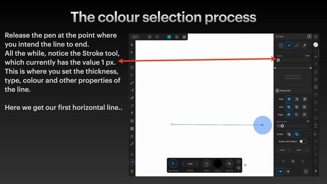 Drawing A Curved Arrow in Affinity Designer on iPad Basic Skills смотреть онлайн