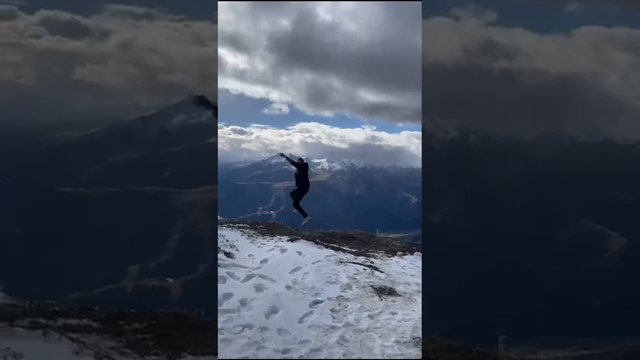 Прыгнул с горы