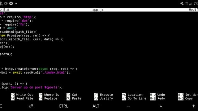 Template practice using dot js and core node js module смотреть онлайн