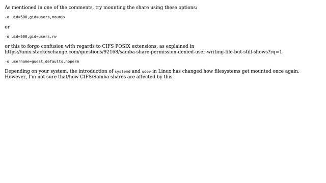 Unix & Linux: Permission denied for user accessing mount (3 Solutions!!) смотреть онлайн