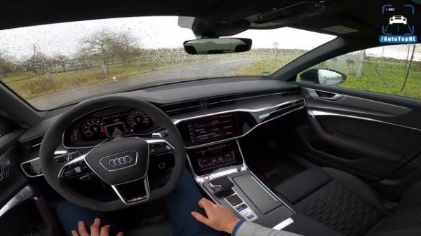 2020 Audi RS6 C8 | 300km/h REVIEW POV on AUTOBAHN (NO SPEED LIMIT) by AutoTopNL