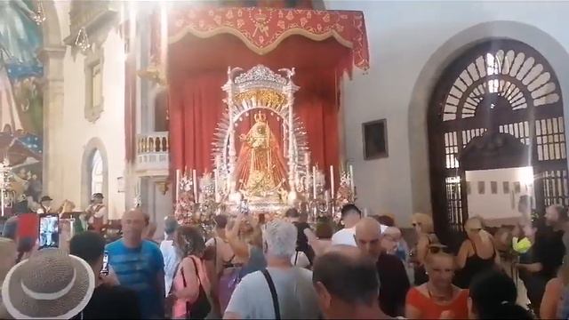Peregrinación desde caletillas hasta la basílica de candelaria agosto 2023 смотреть онлайн