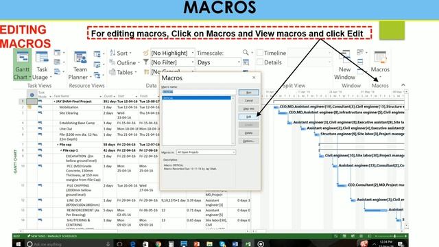 Creating and Running MACROS in Microsoft Project | Microsoft Project Tutorial | Record Macro смотреть онлайн