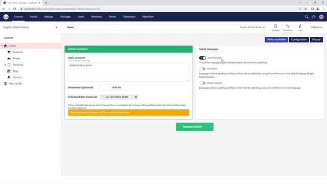 Approval flows in Umbraco Workflow смотреть онлайн