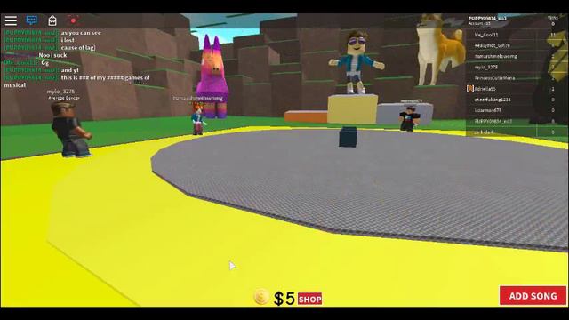 ROBLOX MUSICAL CHAIRS PREVIEW FOR GAME смотреть онлайн
