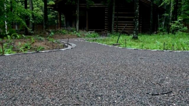 Гранитная брусчатка с гранитной крошкой . Мостовая Ру смотреть онлайн