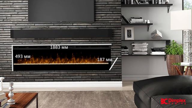 Dimplex Synergy LED BLF50 и Dimplex Galveston LED BLF74. Видео обзор настенных электрокаминов.
