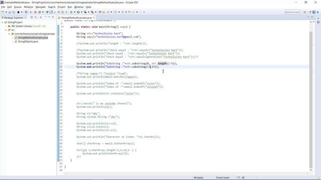 String in Java: Live Demo смотреть онлайн