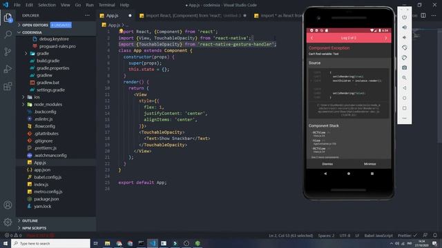 Cara Membuat Snackbar dengan React Native смотреть онлайн