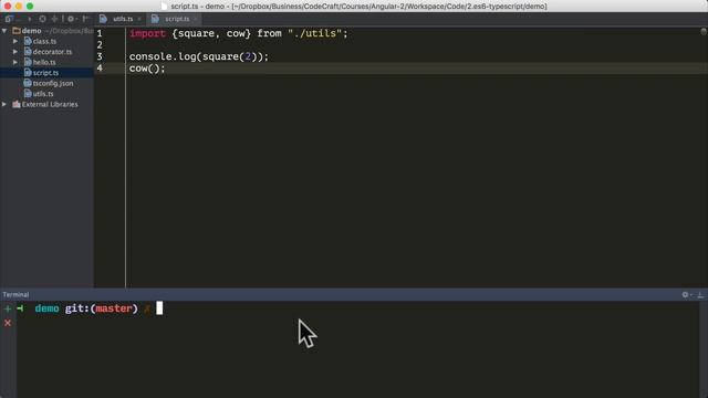 21 Angular ES6 TypeScript Modules смотреть онлайн
