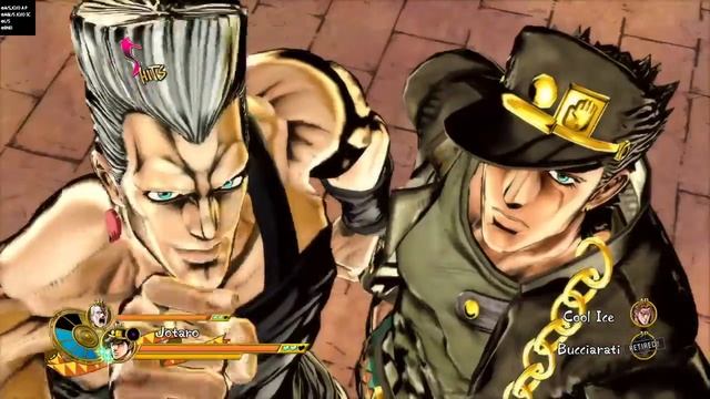Star Platinum and Silver Chariot Barrage смотреть онлайн
