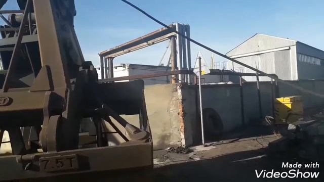 Замена каната диаметра 38мм. На Грейфере 12 тонном смотреть онлайн