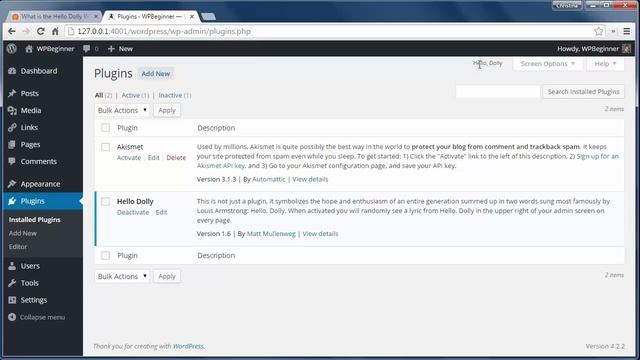What is the Hello Dolly WordPress Plugin Should You Delete it смотреть онлайн