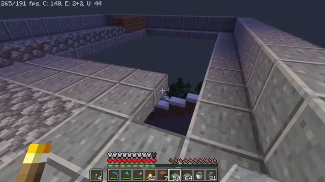 Высокогорная постройка. MInecraft смотреть онлайн