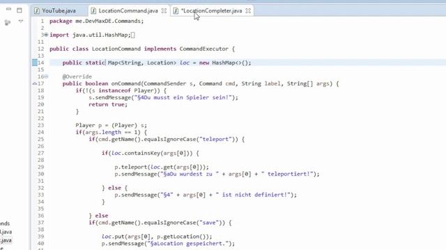 TabCompleter | Bukkit PlugIns programmieren #09 смотреть онлайн
